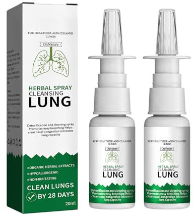Spray Nasal,Spray Nasal Decongestionante,Respirar Mejor por la Nariz,Limpiador Nasal,Ronquidos Soluciones 2pc