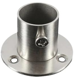 GFDSGRE Brides pour Robinets Lot de 2 Supports de Tringle à Rideau de Douche for penderie, Fixation Murale(22mm)