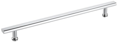 QUARKZMAN 1 Pc Manija Para Puerta De Ducha 440mm Distancia Entre Agujeros Barra Toallero Para Puerta De Vidrio Pomelo De Puerta Acero Inoxidable 304 Color Plateado