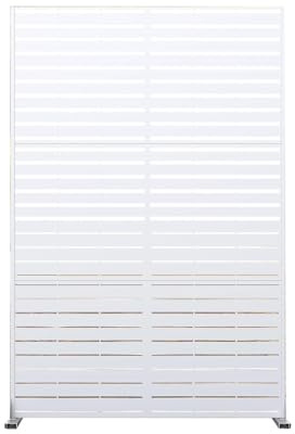 Separador de ambientes portátil de metal de 90 x 180 cm para patio, balcón, patio trasero, dormitorio y espacio de estar, elegante pared de separación (color 1)