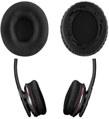 V-MOTA Ear Pads Compatible with Beats SOLO 1.0 & Monster beats solo & Beats Solo HD headphones,Replacement Cushion Repair Parts (1 pair) (Black)