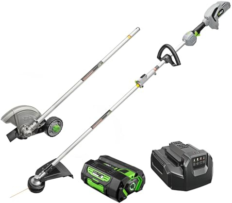 EGO POWER+ 15 String Trimmer and 8 Edger Attachments with Multi-Head System Power Head, Includes 56V 5.0Ah Battery & Charger - MHC1502