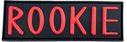 Rookie Airsoft Paintball PVC Moral Cosplay Patch