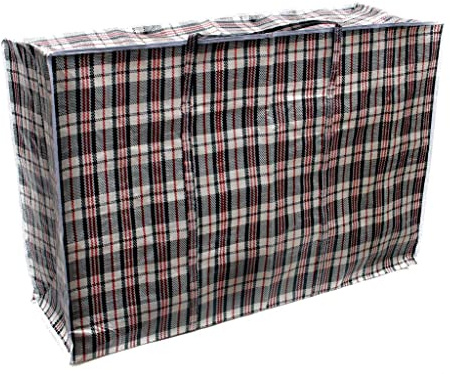 Best House Extra Large Strong and Durable Laundry and Storage Bag Waterproof with Zips, Travel Laundry Bags, Heavy Duty Handle Attached Reusable Laundry Bags (Pack of 2)