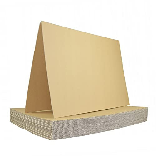 AtHaus 40 Stück - Wellpappzuschnitt 1200x800mm - 1 Wellig Paletten Wellpapp Menge wählbar Karton einwellig