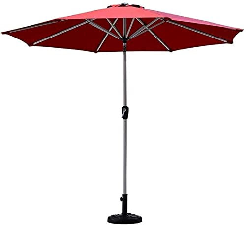 CLoxks Ombrellone,Ombrellone parasole Ombrelloni da giardino 9'/2.7M Ombrellone da tavolo da giardino Giardino esterno con 8 stecche robuste per giardino, terrazza, cortile e piscina