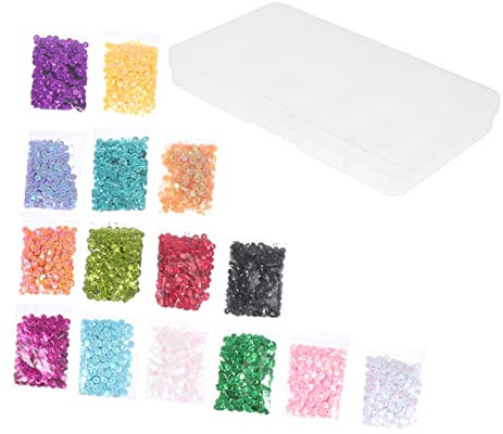 Ciieeo Modische Pailletten-dekore Für Kleidung – 1 Schachtel Handgefertigte Pailletten – Ideal Für Projekte &