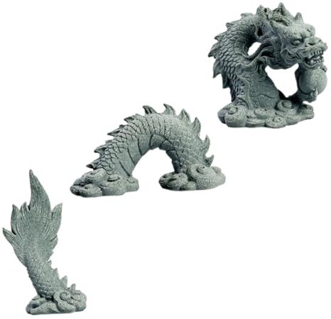 Housoutil 1 Satz Dekorationen für Aquarien chinesische Neujahrsdrachenfigur Asiatisches Aquarium- die chinesen bürodeko Heimdeko basteln Desktop-Drachenfiguren-