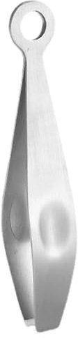 ABOOFAN Kitchen Tool 304 Stainless Steel Fish Bone Tweezers Comfortable Handle Multi-Function Flat Tip for Chicken Pig Hair Removal Food-Grade