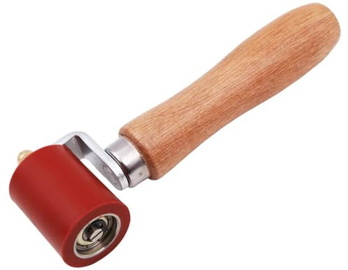 Silicone Seam Roller, 40mm Silicone Seam Roller Laminate Roller, Hand Press Tool Painting Tool House Paint Roller for Painting Hand Pressure Roller, Red