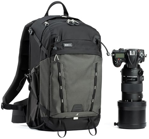 Think Tank - BackLight Sprint Camera Backpack - 15L - Max. lens size: 300mm f/2.8 or 150–600mm f/5–6.3, on a housing and 2L equipment - Slate Black