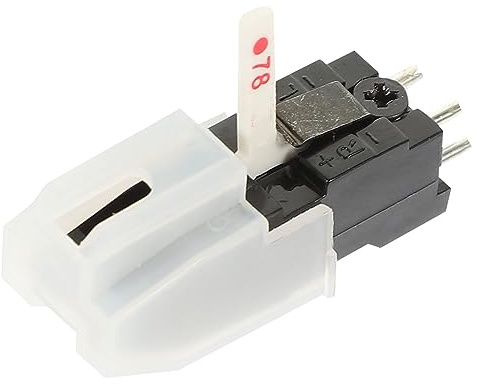 TOYANDONA Aghi Sostitutivi per Piatto Giradischi Design a Doppio Ago, in Materiale Abs Resistente, Adatti per Accessori Vinile e Grammofono Bianco Multistrato Colore Casuale