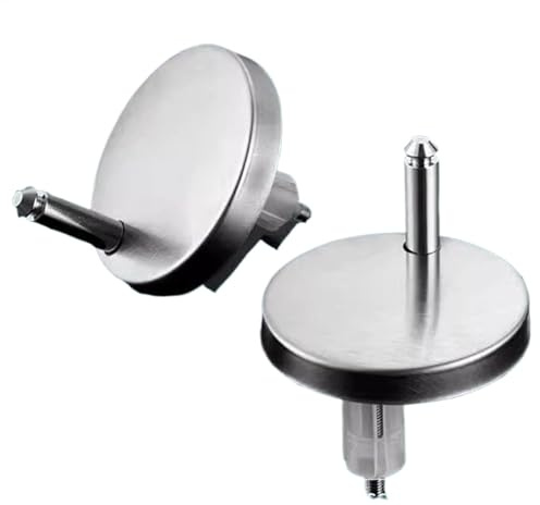 Nuyhadds Dadi di fissaggio per sedile WC, viti, viti di fissaggio per copriwater, set di viti per sedile del water, viti, viti di fissaggio a sgancio rapido,