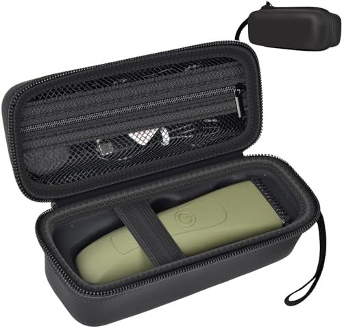 PAIYULE Case for MANSPOT for Meridian Body Hair Trimmer for Men, Electric Beard Shaver Storage Holder for LADYSPOT Pubic Razor and Extra Blade Heads- Box Only