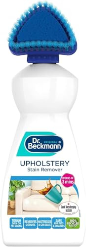 Upholstery Stain Remover 400ml Removes Stains from Fabrics with Integrated Brush Remove Stubborn Stains from Sofas Car Seats (400ml)
