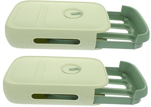 Contenitore Uova da Frigorifero Cassetto, Capienza Grande | Pp Verde Chiaro, Meccanismo Rotante Automatico, Struttura Non Ermetica, per Cucina e Ristorante