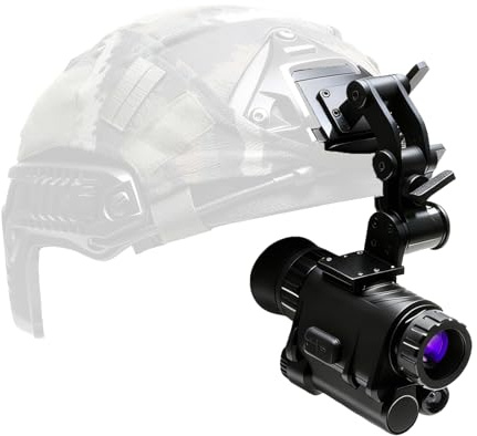 TRV Digital 4X Zoom Night Vision Monocular - Waterproof 2K Night Vision Goggles Head Mounted, for Hunting Wildlife Outdoor Adventures and Camping