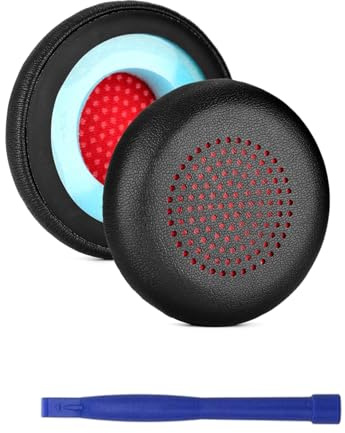 LUJIAXI Ohrpolster aus hochdichtem Schaumstoff für HC5 HC6 Kopfhörer, bequeme Passform, verbesserte Klangpolster, bequeme Kopfhörer-Aufsätze