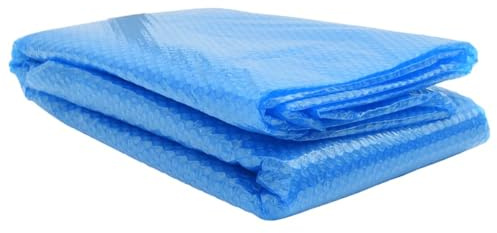 Tomostar Solarplane für Pool, Luftpolsterfolie, Solarabdeckung, für rechteckigen Pool, 260 x 160 cm, Polyethylen, Blau