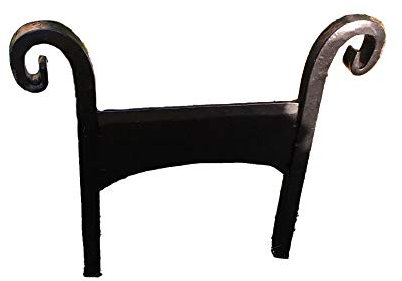 Antikas - Grattoir à chaussures en fer vieilli, Noir