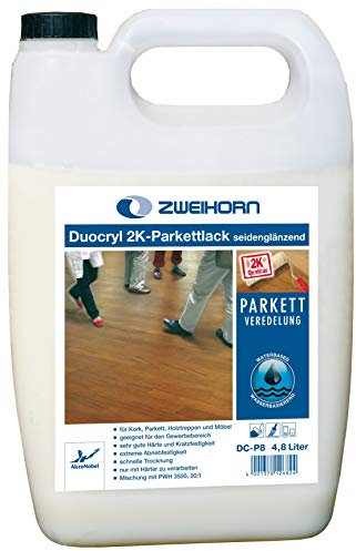 Zweihorn Duocryl 2K-Parkettlack DC-P 9 seidenmatt (4,8 Liter)