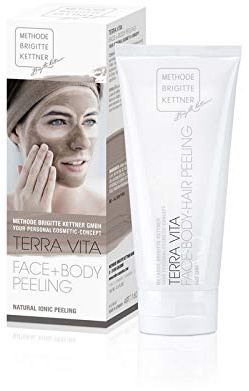terra vita 1 x 150ml - sanftes und effektives Peeling für Gesicht und Körper mit Mineralerde