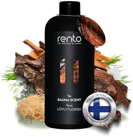 Rento Wood Tar Smokey Sauna Scent Sauna Oil 400ml | Finnmark Sauna