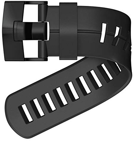 SUUNTO 24 Div1 - Correa de extensión de silicona, color negro