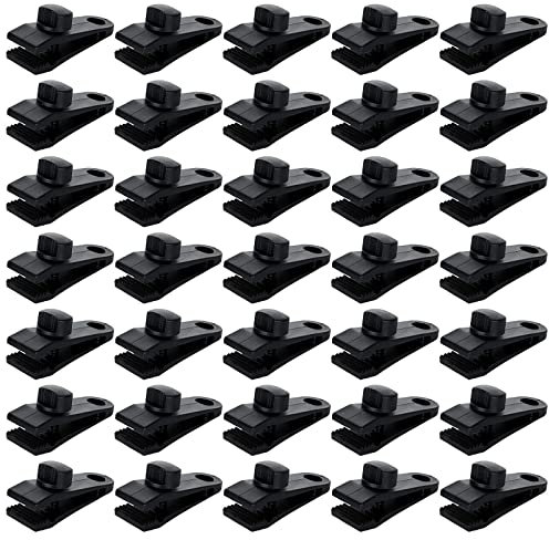 SENENQU 30 Stück Tarp Clip Zelte Clip Zeltplanen Set Planenclips für Zelte, Planen, Banner, Bootfahren, Gartenarbeit, Vordächer