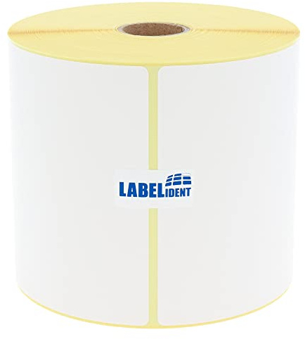 Thermoetiketten ablösbar - 101,6 x 152,4 mm - 475 Thermodirekt Etiketten Eco auf Rolle, 25 mm Kern
