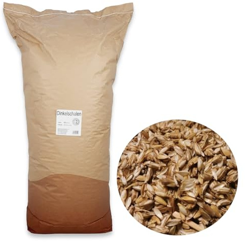 Dinkelspelz gereinigt 100 Liter Dinkelspreu direkt von der Rätze-Mühle 10 kg Dinkelschalen