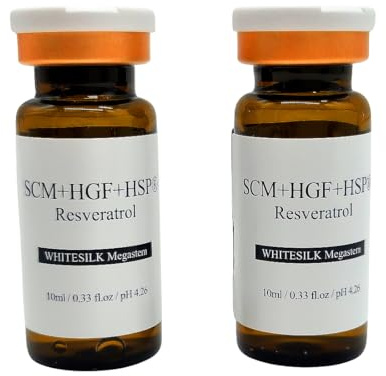 WHITESILK [Dual Stem Cell + (10%) PDRN + HSP + (Pflanze) 9-Exosome ] Healing Booster Serum Ampulle (10 ml x 2 Ampullen)