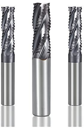 1 stücke 5-16mm Schrupp Schaftfräser 4 Flöte Super Beschichtung HSS Fräser CNC Maschine Fräser for Holz/Aluminium/Stahl Werkzeuge (Size : 12xD12x35x85L)