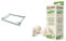 Meliconi Torre Slim L45 Kit Di Sovrapposizione In Tecnopolimero Per Lavatrice E Asciugatrice + Meliconi Soft Wool-Palline asciugatrice, Facilitano l'asciugatura dei Capi lasciandoli Morbidi a Lungo