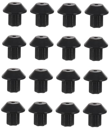Healeved 96pcs Rubber Grate Foot for Gas Range Burner Grate Feet Compatible Wbk Replacement for Stovetop Use