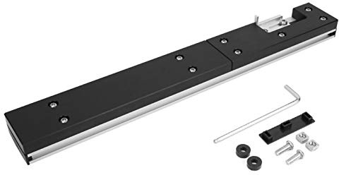 Acouto Box Joint Jig, Aluminum Alloy, High Precision, Fits for Miter Gauge, Table Saw and Router Table, Standard Slots, Wear Resistant, Rustproof, Woodworking Tool Accessory 450x60x30mm