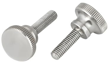 1-5 Stück M2/M2.5/M3/M4/M5/M6/M8/M10 Rändelschrauben aus Edelstahl mit Handfeststellknopf für mechanische Geräte