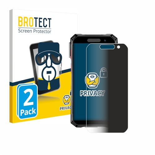 BROTECT (2 Stück Anti-Spy Blickschutzfolie für Soyes S10 Max Privacy Screen Protector [Displayschutz-Folie, Sichtschutz, Blaulichtfilter]