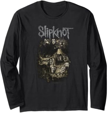 Officiel Slipknot Be Prepared For Hell Retro Métal Band Manche Longue