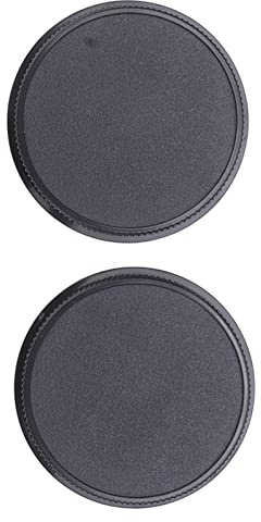 Rankomu 2 x Kamera-Objektivdeckel mit L-Halterung, schützende hintere Objektivabdeckung für SLT-Kameras, Objektivschutz, L-Halterung, hintere Abdeckung, kompatibel mit SLT-Modellen