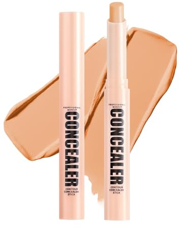 Boobeen Barra de Corrector Impermeable, Corrector en Crema de Acabado Mate, Ideal para Ocultar Imperfecciones, Ojeras y Corregir el Tono de la Piel, Crea un Maquillaje Natural e Impecable