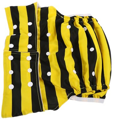 NIYANGLE 1 Stück Leckfeste Windel Tuch Erwachsene waschbare Stoffwindeln Unisex-Stoffwindeln reizwäsch wiederverwendbare Stoffwindeln Seniorenwindeln für Frauen Yellow