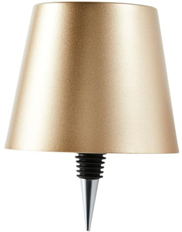 Alex Nash Wireless LED Bottle Lamp – Rechargeable USB-C Wine Bottle Stopper Light with 3 Dimmable Modes & Touch Control – Portable Indoor/Outdoor Mood Lighting – 200 Lumens, 8 Colours