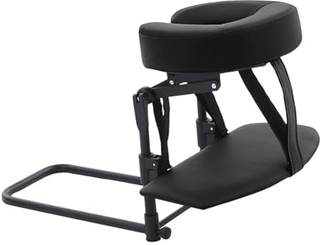 MagiDeal Reposacabezas para Colchón, Kit de Masaje para el Hogar, Negro | Almohada de Masaje Boca Abajo Altura Ajustable, Multifunción Cojín de Relajación Facial para Cama de Belleza, SPA, Salón