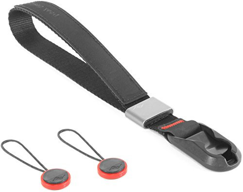 Peak Design Cuff® Sangle pour Appareil photo, Aluminium, Cuir, Nylon, Noir (CF-BL-3)