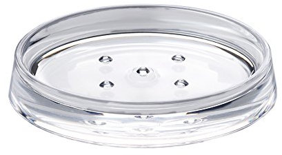 RIDDER 2002300 Seifenschale Windows transparent, ca. 11,7 x 10 x 2 cm