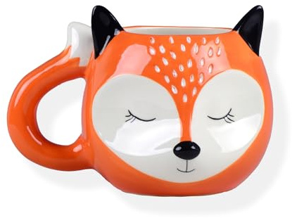 Winkee Original – magisk Dreaming Fox kaffekopp I XXL kopp I ca 450 ml I För perfekt kaffe & te njutning I En gåva som berör hjärtat