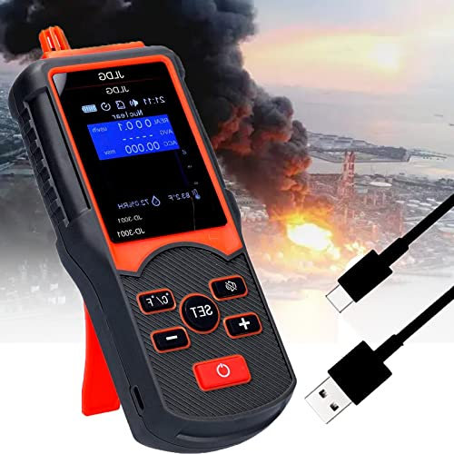 Beta Gamma X-rayElectromagnetic Radiation Detector, Geiger Counter, Rechargeable Digital EMF Tester, for Home EMF Inspections, Outdoor