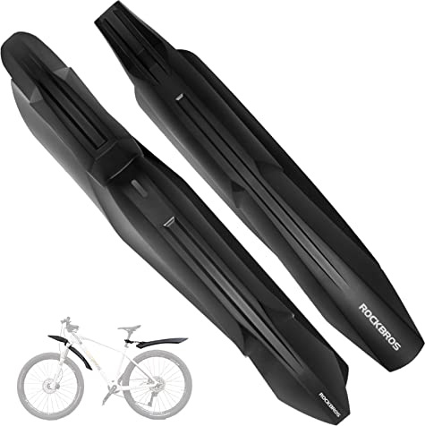 ROCKBROS Fahrrad Schutzblech Set 24-29 Zoll Fahrradschutzblech Mountainbikes Blech mit Installationswerkzeug