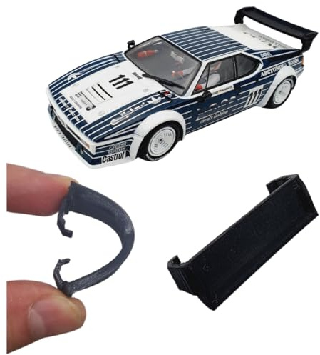 Blackslot Flexibler Spoiler – Carrera Zubehör für 132 BMW M1, Carrera Bahn Tuning Ersatzteil Kleinteil im Maßstab 1:32